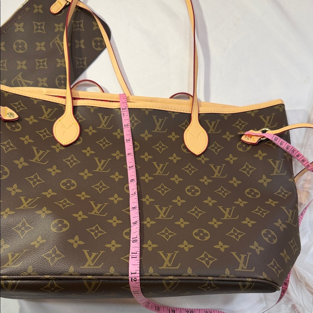 Louis Vuitton Brown Monogram Tote Bag - Picture 6 of 12